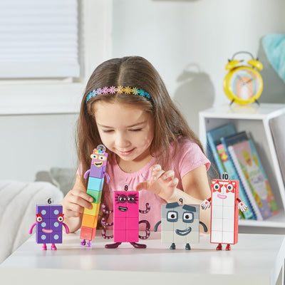 Learning Resources Numberblocks-Freunde Sechs bis Zehn, Spielfiguren, offizielle Sammelfiguren für Kinder ab 3 Jahren