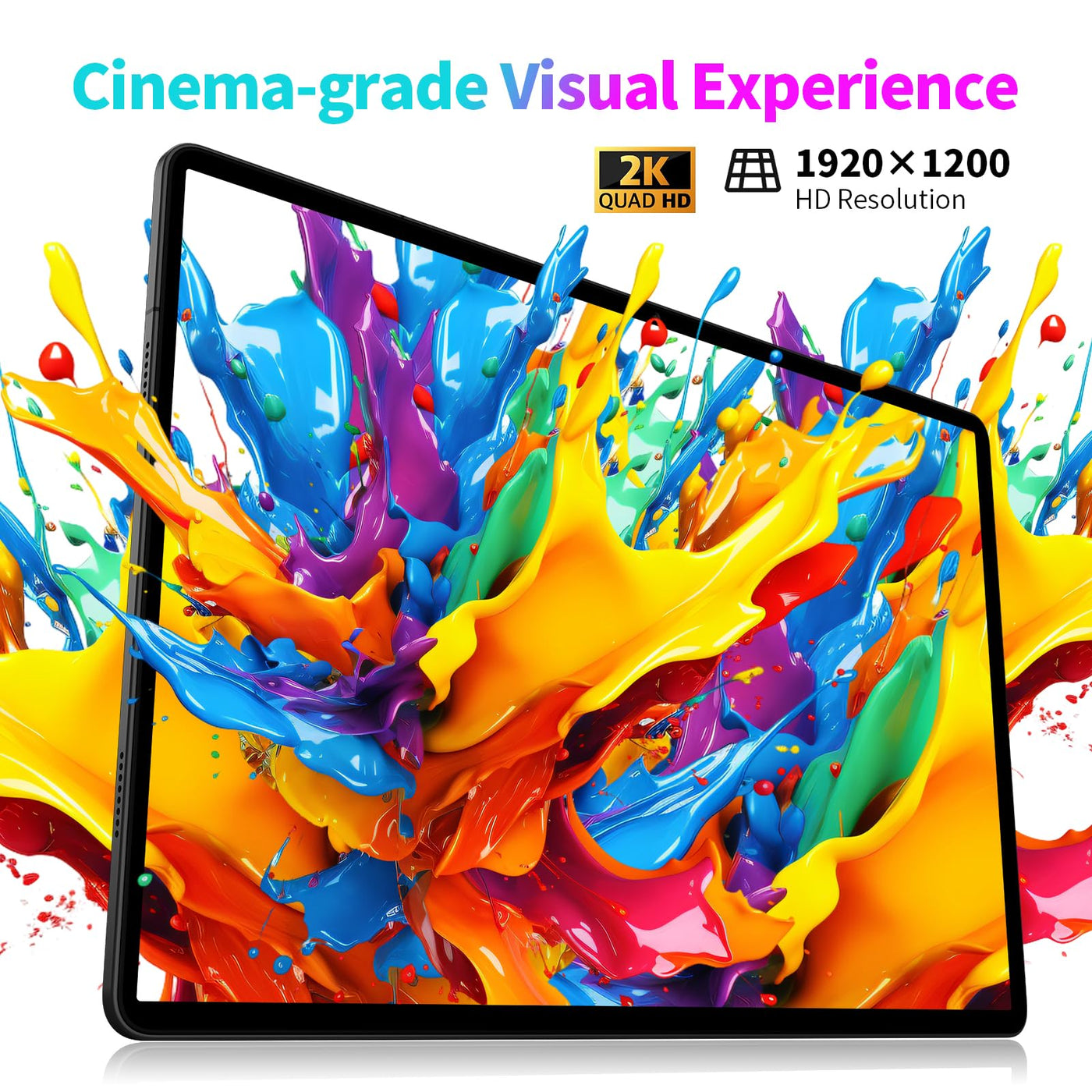 TECLAST T65 MAX Tablet 13 Zoll Android Tablet, Helio G99 Gaming Tablets, 20GB RAM+256GB ROM Tablets-PC(2TB TF), 10000mAh, Großes Display, Widevine L1, 4G LTE SIM + 5G WiFi, GPS/GMS/13MP+8MP/BT5.0