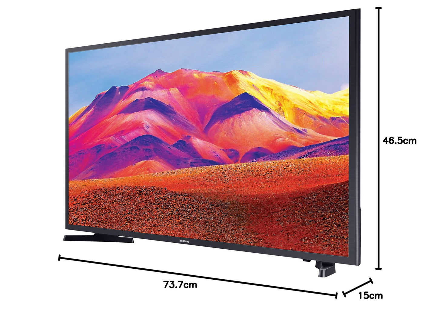 Samsung T5379CD 32 Zoll LED-Fernseher (GU32T5379CDXZG, Deutsches Modell), HDR, PurColor, PQI 1000 [2023]