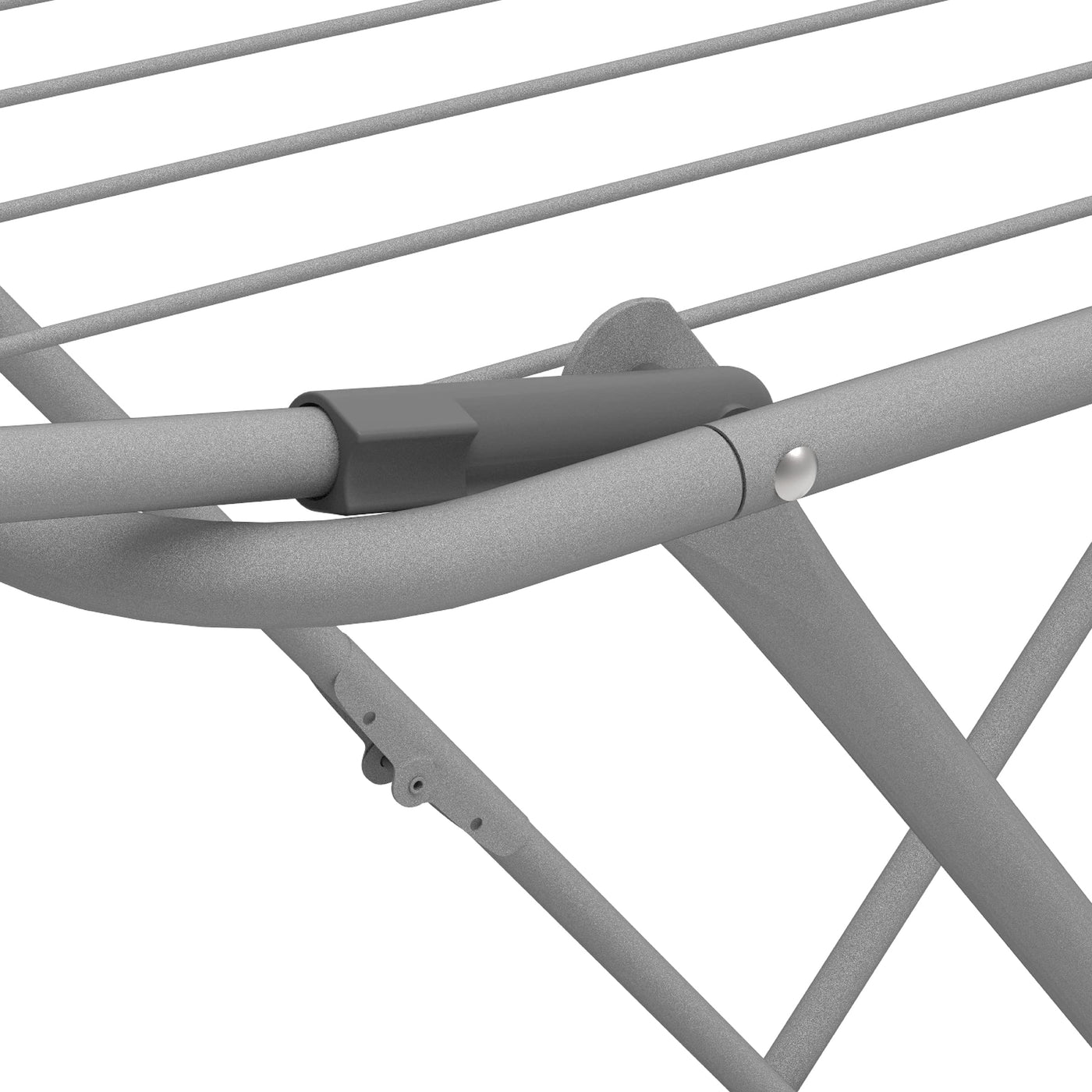 Rörets Wäscheständer Sussi Space Grey – verriegelbare Flügel – Sicherheitssperre – 52x176x96cm – 18 m Trockenfläche - Design und Qualität von Schwedens stärkster Trockenständermarke