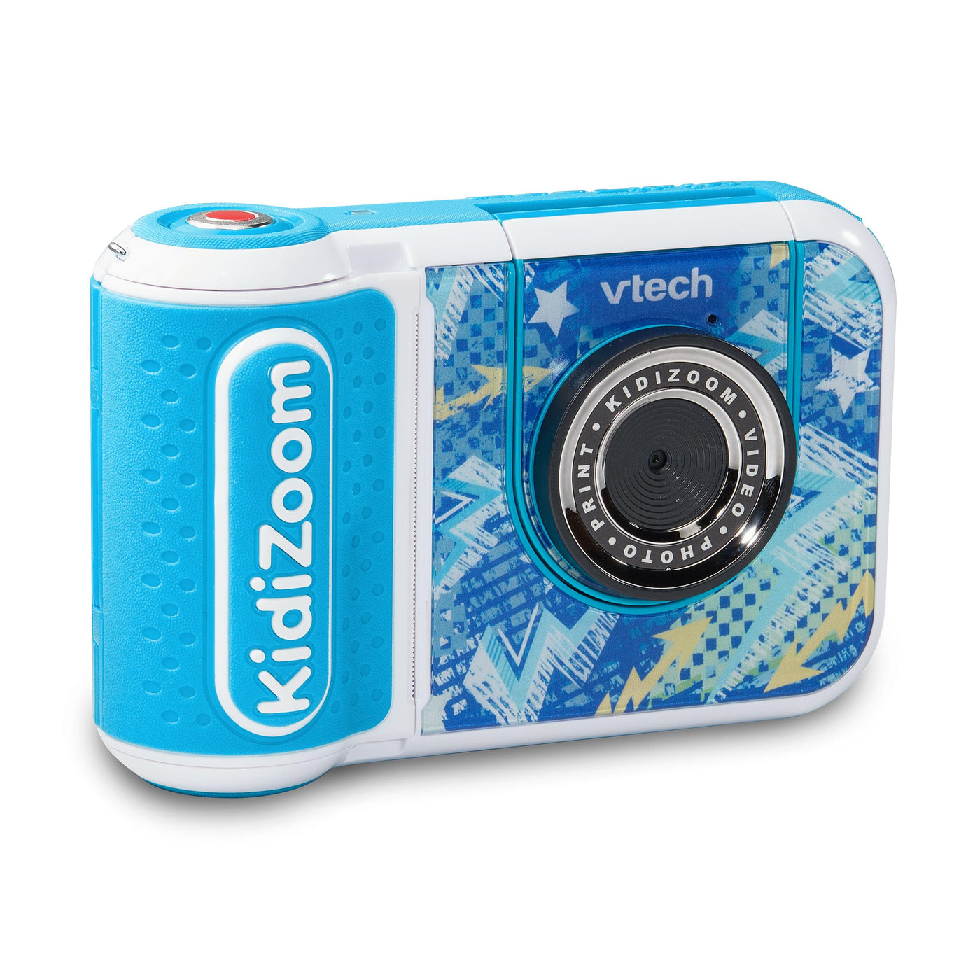 Vtech KidiZoom Print Cam Scrapbook Bundle blau - Kreative Kamera, die Bilder direkt ausdrucken kann - Inkl. Scrapbook, Stickern, Stift und Druckerpapier