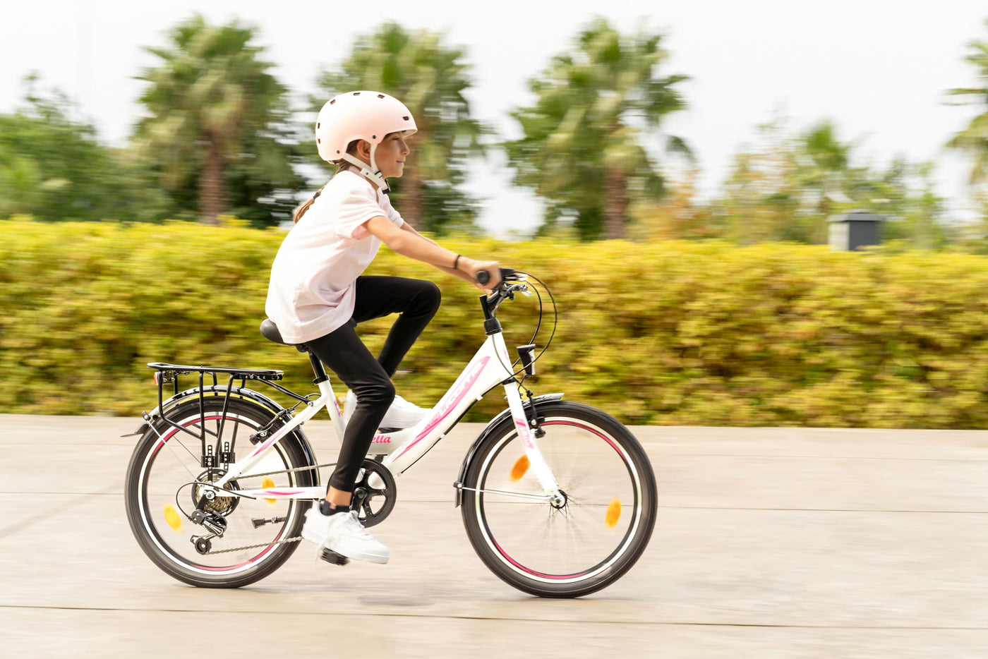 Licorne Bike Stella Premium City Bike 20 Zoll 6 Gang Fahrrad für Mädchen Herren und Damen 21 Gang Holland Citybike (Rosa 20 Zoll)…