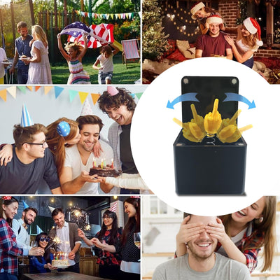 Mittelfinger Box, Mittelfinger Geschenk, Stinkefinger, Mittelfinger In Der Box Surprise Gift Box, Mittelfinger Prank Geschenk FüR Erwachsene BüRo Und Wohnkultur Fun Prank Gift, Surprise Box Gift Box