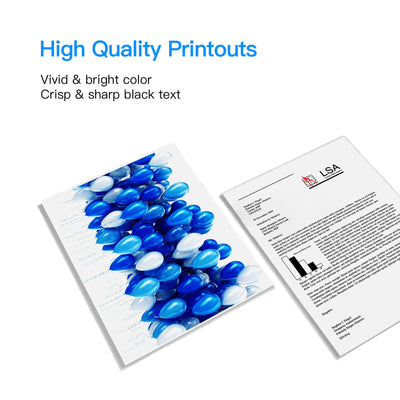 LxTek PGI-560XL CLI-561XL Multipack Tintenpatrone als Ersatz für Canon Druckerpatronen 560 561 für Pixma TS5350 TS5351 TS5352 TS5353 TS7450 TS7451 (Schwarz, Farbe, 2er-Pack)