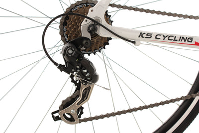 KS Cycling Fitnessbike 28'' Lightspeed weiß Alu-Rahmen RH 54 cm