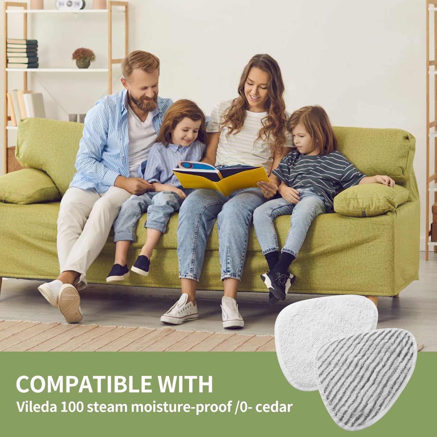 10 Pack für Vileda Steam Plus Dampfreiniger Steam Ersatzbezüge Mikrofasern Set,für vileda Dampfreiniger ersatzbezüge,für vileda bodenwischer ersatzbezug,Langlebig und Perfekte Passform
