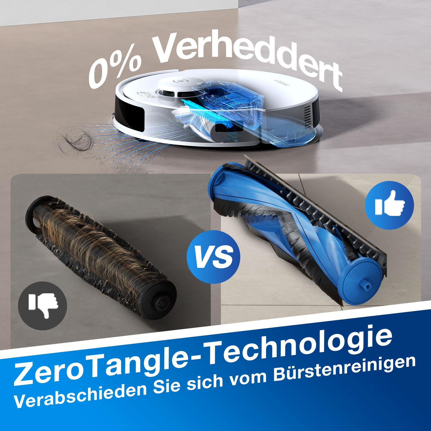 ECOVACS DEEBOT N20 Plus Saugroboter mit Wischfunktion, 8000Pa Saugkraft, staubbeutellose PureCyclone Station, Anti-Haar-Verhedderung, bis zu 300 Minuten Laufzeit, White