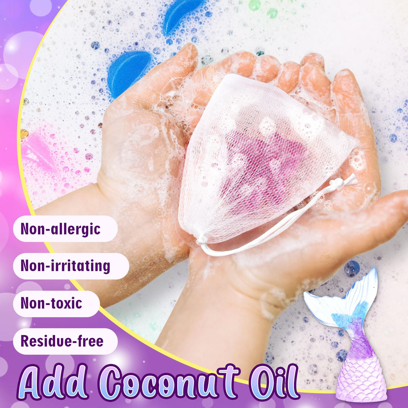 Tacobear Seife Selber Machen Bastelset Kinder 5 6 7 8 9 10 11 12 DIY Set Experimente mit Seifenbasis Einhorn Blume Form Farben Ätherische Öle Geschenke Set Kinder Basteln Kreativ für Mädchen Jungen