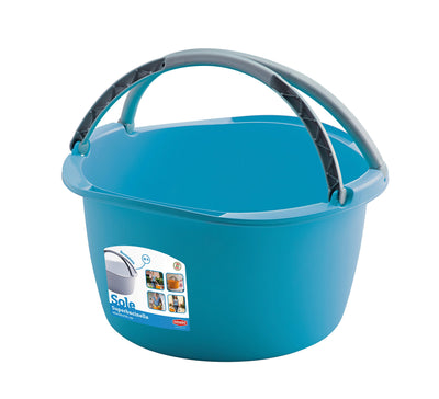 Stefanplast 6300122 Spülschüssel, rund, Unisex, Erwachsene, Mehrfarbig, 16 l