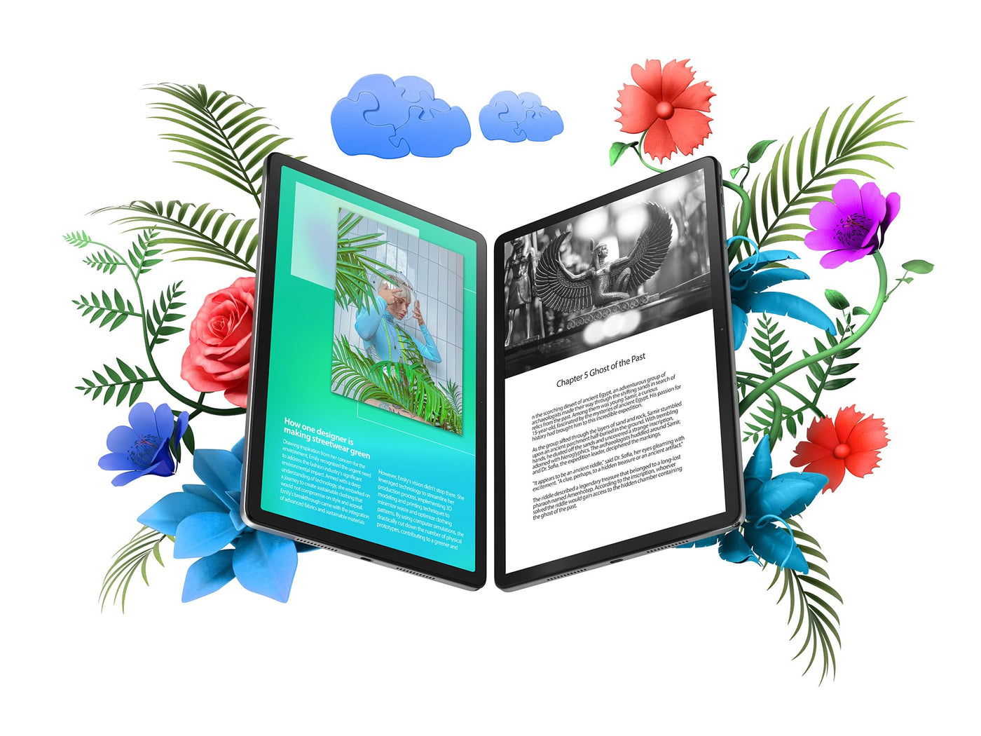 Lenovo Tab M11 – Tablet mit Touchscreen 11 Zoll WUXGA (Prozessor MediaTek Helio G88, 8 Kerne, 4 GB RAM, eMMC 128 GB, Lenovo Tab Pen, Android 13, WiFi + Bluetooth) – Luna, Grau