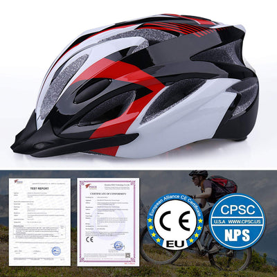 Shinmax Fahrradhelm,Fahrradhelm Herren Damen mit Visier Abnehmbarer EPS Körper+PC Schale MTB Mountainbike Helm für Erwachsene Unisex Radhelm 18 Lüftungslöcher Verstellbarer Größe 57-62cm