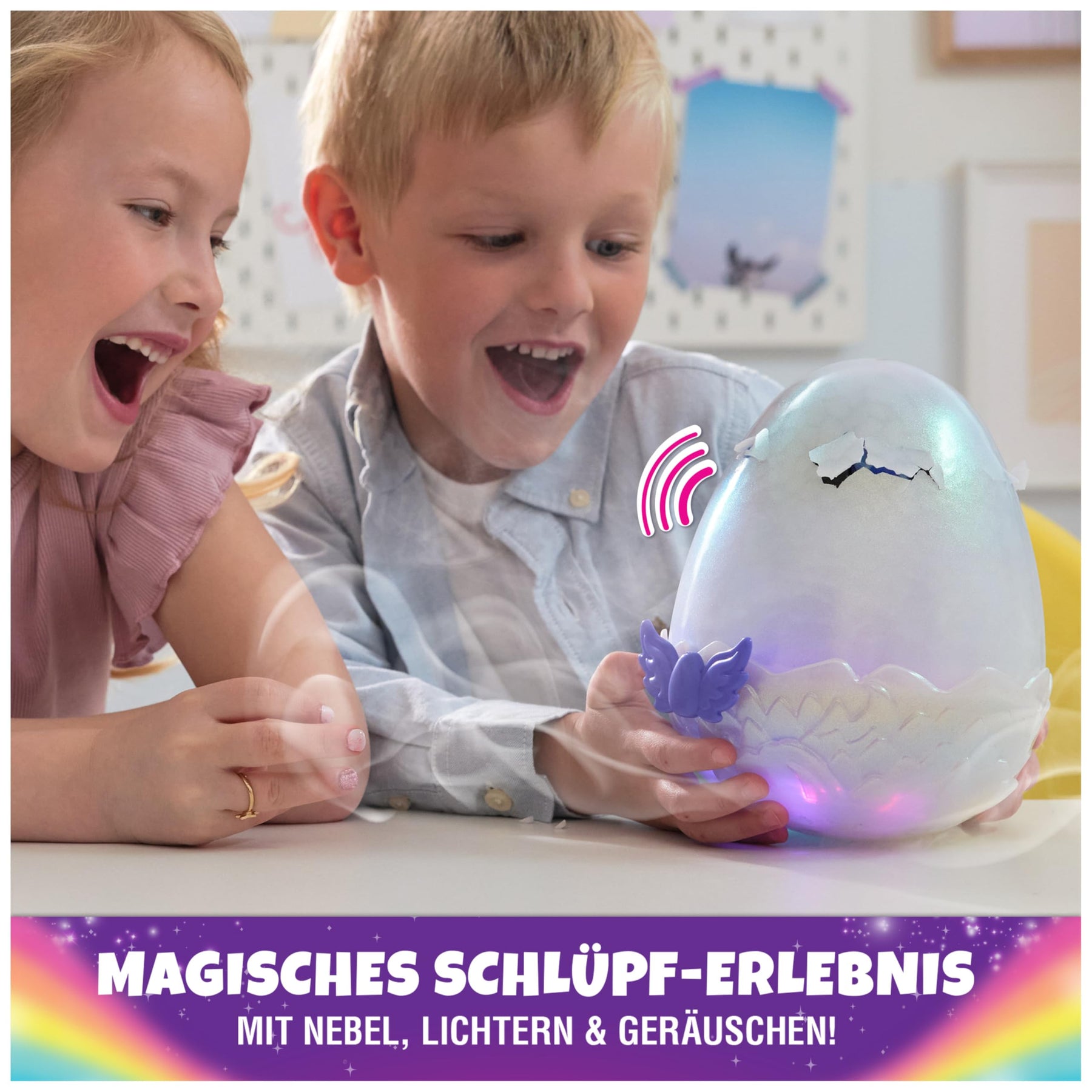 spielzeug schlüpft aus ei Hatchimals Alive Mystery Ei Draggle - magisches selbstschlüpfendes Ei