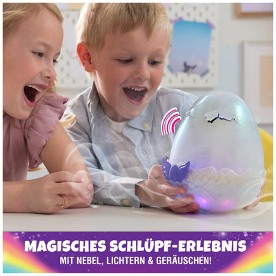 Hatchimals Alive Mystery Ei Draggle - magisches selbstschlüpfendes Ei ca. 25 cm groß mit interaktivem Überraschungs-Plüschtier, für Kinder ab 5 Jahren
