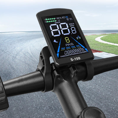 MechKit Elektrofahrrad Brushless Motor Controller Kit, 36V 48V 500W 750W 26A 3 Mode Sinuswelle Controller mit LCD Display Panel für E-Bike