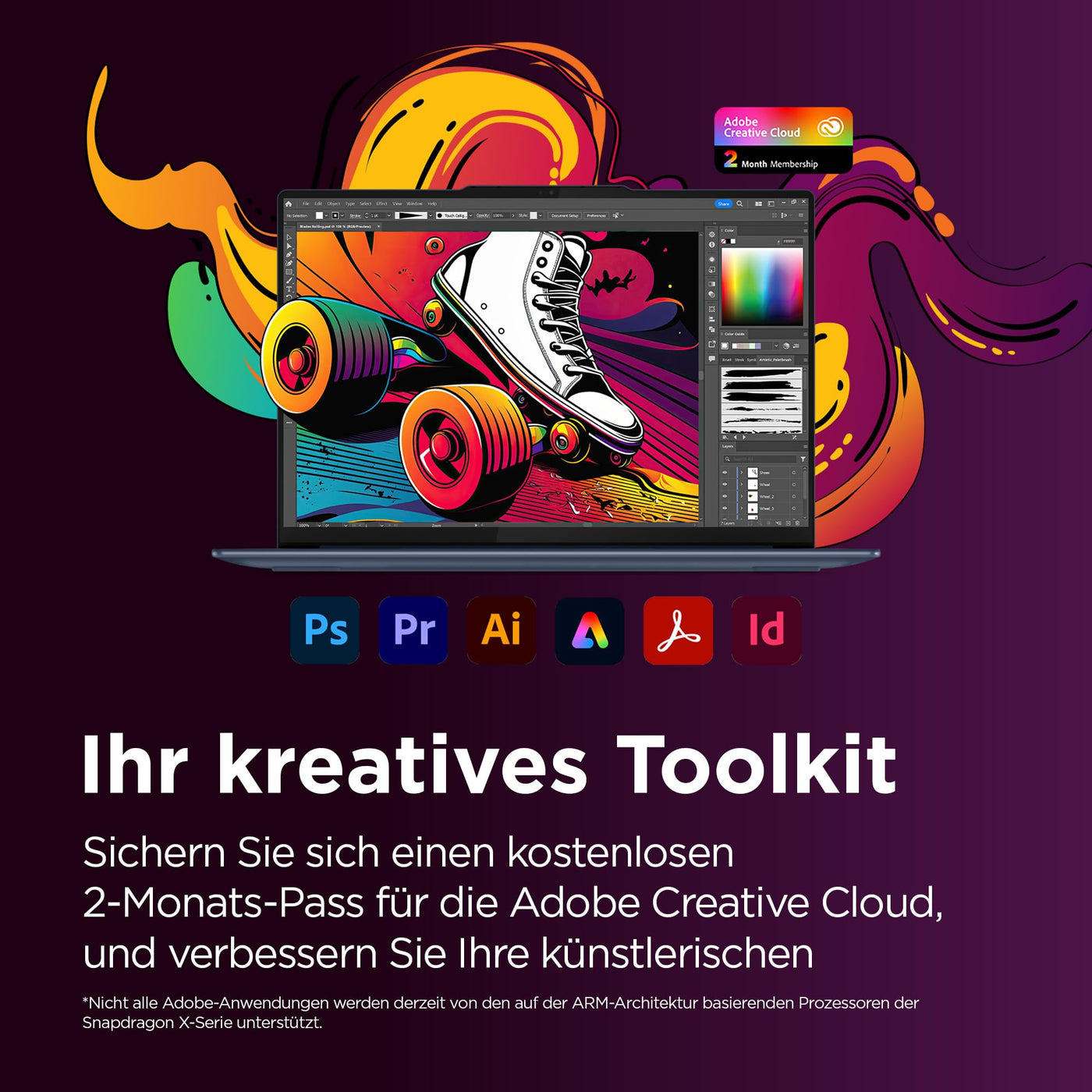 Lenovo Yoga Slim 7X Laptop | Copilot+ PC | 14,5" 3K OLED 90Hz Display | Qualcomm Snapdragon X1 Elite | 32GB RAM | 1TB SSD | Integrierte Grafik | Win11 Home | QWERTZ | 1,28kg | blau