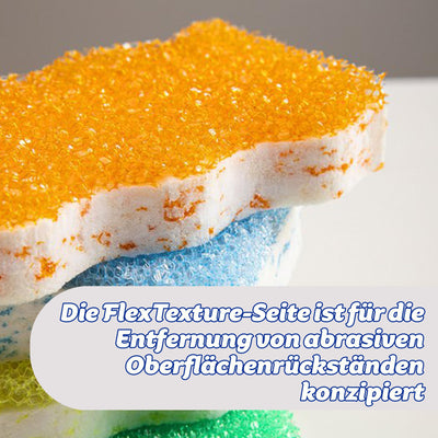 Scrub Daddy Eraser Daddy 10x, Schmutzradierer, Starker & Haltbarer Melamin Schwamm, Doppelseitige Zauberschwamm Schmutzradierer, Allzweckreinigungsschwämme für gestrichene Wände, Blau Doppelpackung