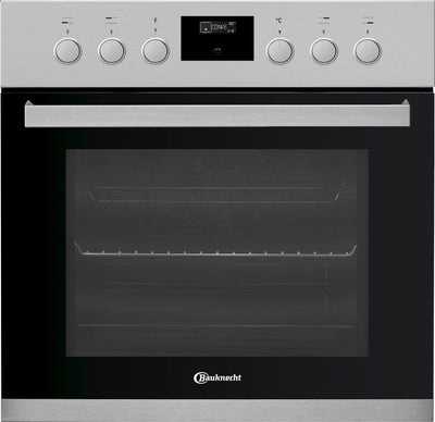 Bauknecht HEKO 566 Pyro Herd-Kochfeld-Kombination /Glaskeramik-Kochfeld (60 cm) / Pyrolyse-Selbstreinigungssystem / Multi-Level-Kochen / Backauszug mit 2 Ebenen, Schwarz