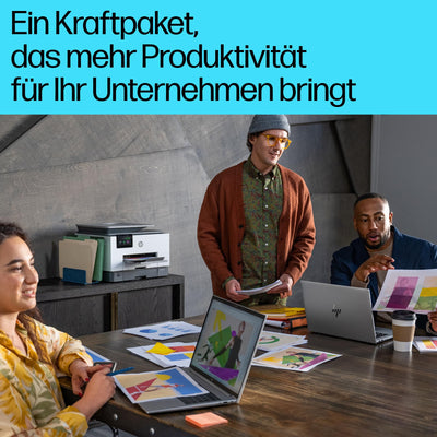 HP OfficeJet Pro 9132e Multifunktionsdrucker, 30€ Cashback, 3 Monate gratis drucken mit HP Instant Ink inklusive, HP+, Drucker, Scanner, Kopierer, Fax, WLAN, LAN, Duplex, Airprint, Grau-Weiß