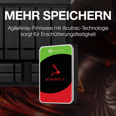 Seagate IronWolf NAS 12 TB Interne Festplatte ST12000VN0007 3,5 Zoll HDD 7200RPM 256MB SATA3 (Generalüberholt)