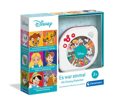 Disney Baby Es war einmal Hörspielbox - Märchenerzähler mit spannenden Disney Märchen - Spielzeug mit Kindergeschichten für Kinder ab 3 Jahren, 59288 von Clementoni