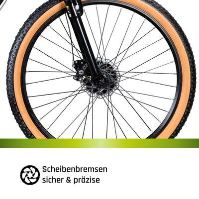 Galano Toxic 27,5 Zoll Fahrrad Hardtail MTB Damen und Herren 165-190 cm Mountain Bike MTB Rahmen Unisex Rad Alu-Mountainbike (schwarz, 46 cm)