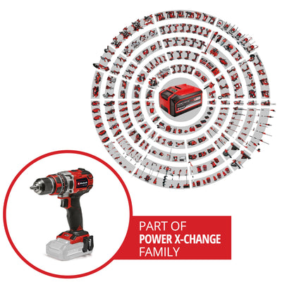 Einhell Professional Akku-Schlagbohrschrauber TP-CD 18/50 Li-i BL Solo Power X-Change (18V, Brushless, 50 Nm, Schlagbohrfunktion, 2 Gang, 13 mm Bohrfutter, ohne Akku)