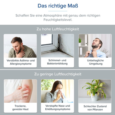 LEVOIT 6L Luftbefeuchter Top-Fill Humidifier Wlan 28dB mit APP & Alexa Steuerung, Auto & Schlafmodus, Ultra Leise 60H Ultraschall Raumluftbefeuchter mit Kinderzimmer Schlafzimmer bis 47m², Grau