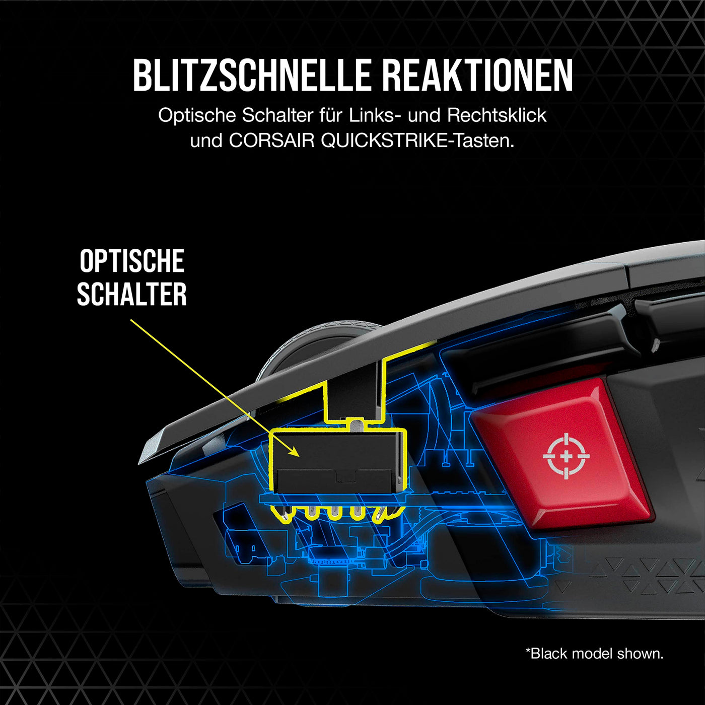 CORSAIR M65 RGB ULTRA WIRELESS Tunable FPS Gaming Mouse - 26.000 DPI - Sub-1ms Wireless - Gewichtssystem - Bis zu 120 Std. Akku - iCUE Kompatibel - PC, Mac, PS5, PS4, Xbox - Weiß