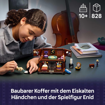 LEGO Wednesday - Die Wohnung des Eiskalten Händchens - Spielzeug zum Bauen mit Enid Minifigur, Händchen Figur & Zubehör - Spielset Geschenk für Mädchen, Jungen & Serienfans ab 12 Jahren - 76785