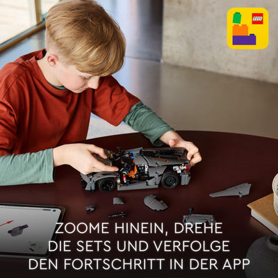 LEGO Technic Koenigsegg Jesko Absolut Supersportwagen in Grau, Bauspielzeug für Jungen und Mädchen, Spielzeugauto für Kinder, Geschenk für Autofans, Dekoration für das Kinderzimmer 42173