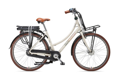 TELEFUNKEN E-Bike Elektrofahrrad 28 Zoll mit 7-Gang Nabenschaltung, Retro Pedelec Citybike mit Gepäckträger und Fahrradschloss, Frontmotor 250 W und 13 Ah, 36V Li-Ion Akku, RT540 Multitalent
