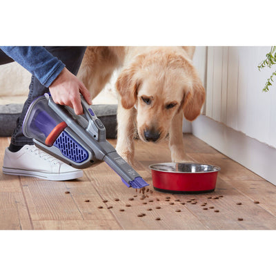 Black+Decker Handstaubsauger Akku Dustbuster Handsauger 36 Wh 18 V (mit Cyclonic Action & Zwei Saugstufen, integrierte ausziehbare Fugendüse, inkl. Ladekabel) BHHV520BFP-QW
