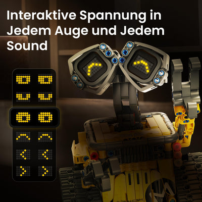 Sillbird Roboter Kinder für Jungen, 5-in-1-Technik Roboter mit App-Fernsteuerung, Wall/Mech Dinosaurier/Stunt-Auto Programmierbares Bauspielzeug, Kreative Geschenke für Jungen und Mädchen ab 8+ Jahren