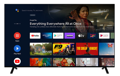 Telefunken Android TV 50 Zoll Fernseher (4K UHD Smart TV, HDR Dolby Vision, Triple-Tuner, Dolby Atmos) XU50AN751S