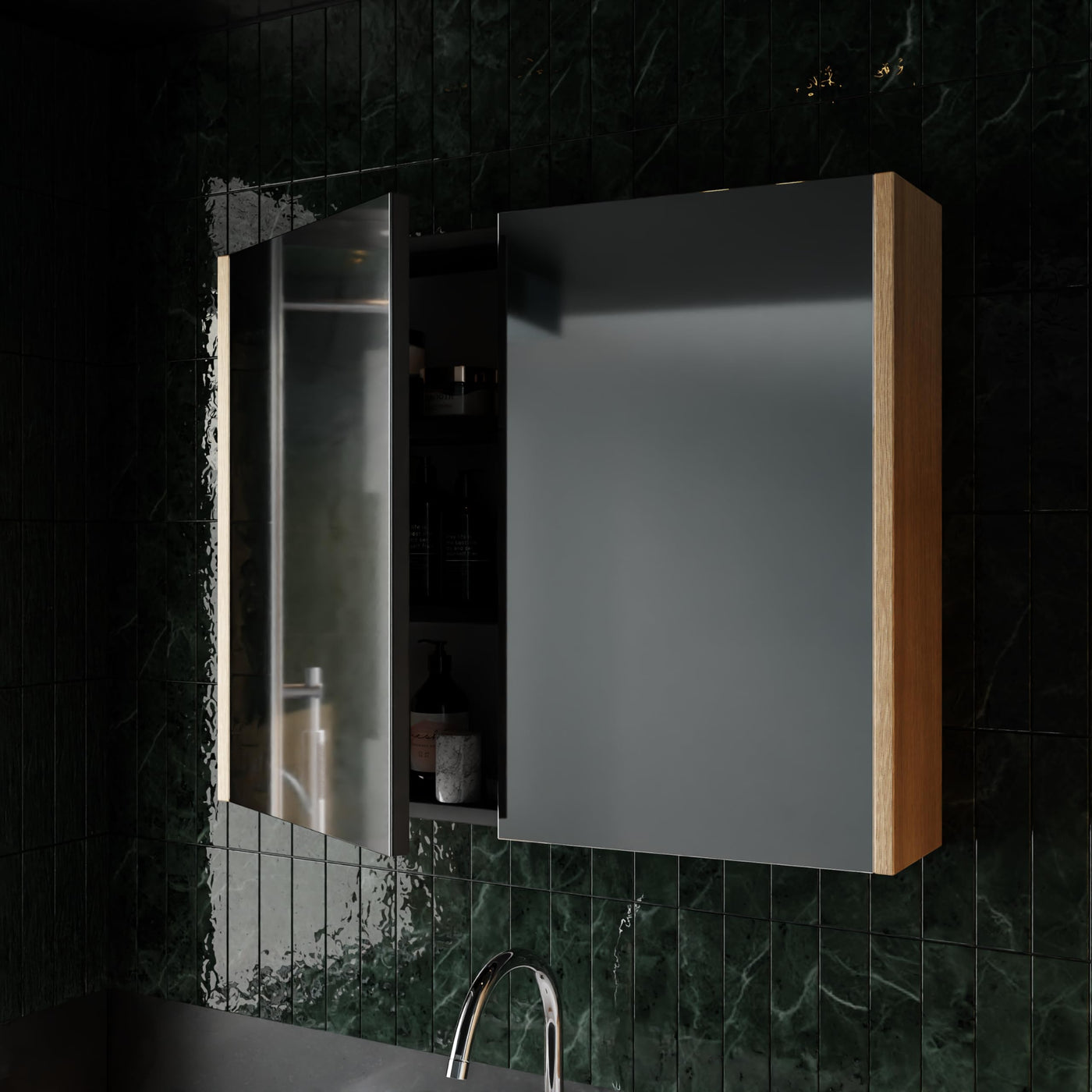 Komplettprogramme Badezimmermöbel Set Dallas 80 cm | Keramikwaschbecken | Spiegelschrank | Unterschrank | Hochschrank | Waschbeckenunterschrank Waschbeckenschrank Badezimmerschrank Badmöbelset