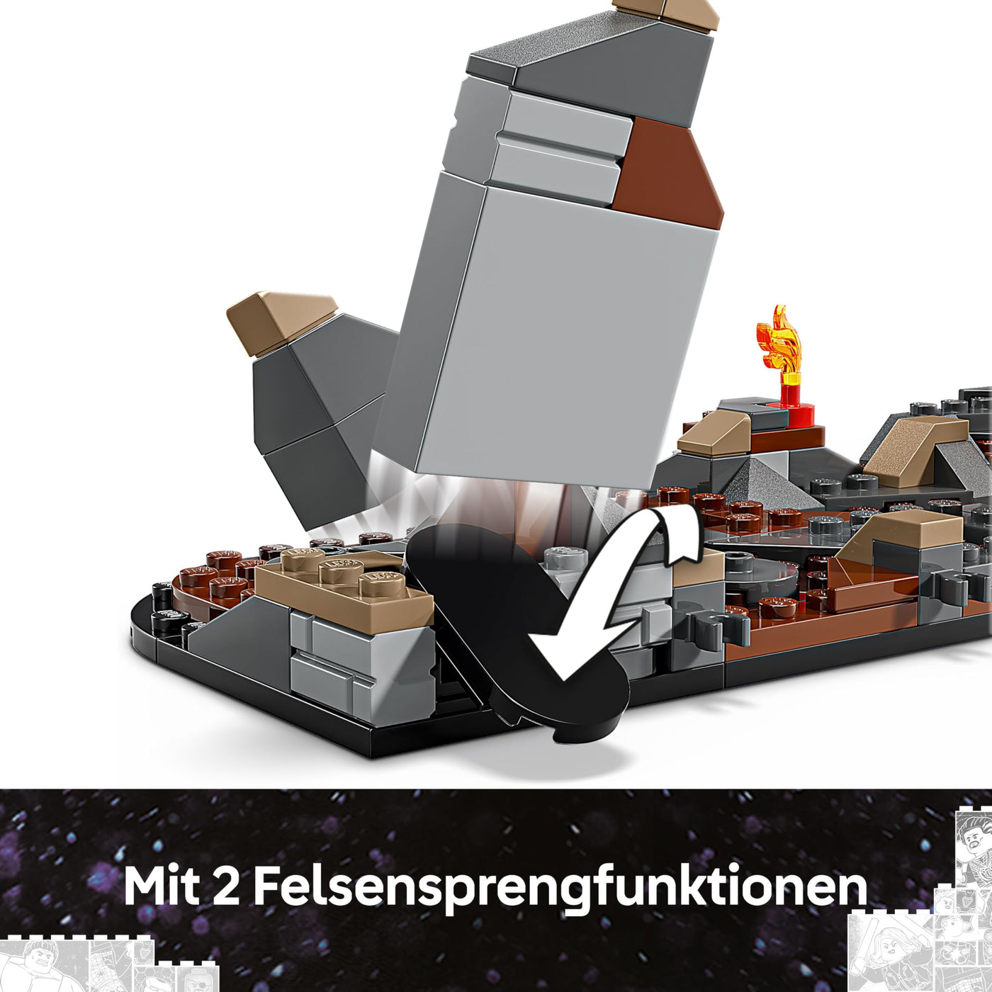 LEGO ǀ Marvel Avengers: Endgame Letzter Showdown - Bauspielzeug mit 10 Minifiguren, darunter Captain America, Iron Man, Black Panther & Dr. Strange - Geschenk für Jungen und Mädchen 76323