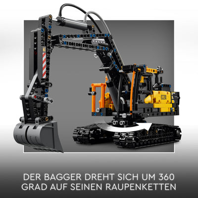 LEGO Technic Volvo FMX LKW mit EC230 Electric Raupenbagger, Kinderspielzeug, Geschenkset für Jungen und Mädchen ab 10 Jahren, Spielzeug Baufahrzeuge, Bagger-Spielzeugset 42175