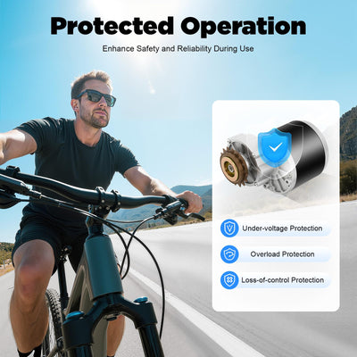 GramStudio Elektro Fahrrad Motor Umbausatz, 36V 350W Elektro Conversion Twist Kit, E-Bike-Umrüstung mit Brush Motor und Freewheel Geeignet für Die Meisten Fahrradräder