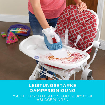 BLACK+DECKER Dampfreiniger 1600W 2in1 Dampfbesen mit Handdampfgerät (für hygienische, gründliche Sauberkeit, für die Reinigung des gesamten Haushaltes, inkl. 11-tlg. Zubehör) BHSM166DSM-QS