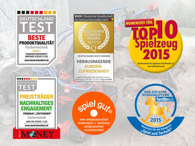 fischertechnik 533874 PROFI Pneumatic Power – Bausatz für Kinder ab 8 Jahren, pneumatisch betriebenes Spielzeug, Bagger und 4 weitere Modelle zum Zusammenbauen