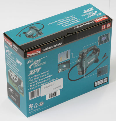 Makita DMP181Z Akku-Kompressor 11,1 bar 18V (ohne Akku, ohne Ladegerät), Petrol