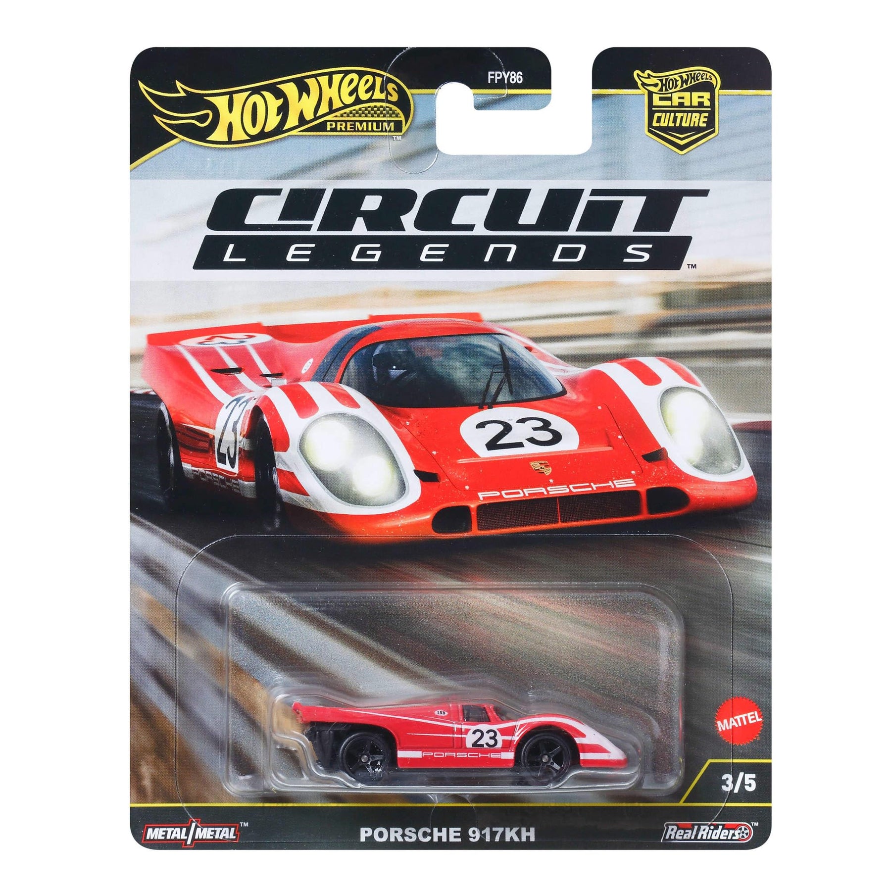Hot Wheels Premium Porsche 911 GT3 R – Maßstab 1:64 Mit Real Riders Reifen – Circuit Legends – Für Sammler Und Fans Hot Wheels Premium Porsche 911 GT3 R – Maßstab 1:64 Mit Real Riders Reifen – Circuit Legends – Für Sammler Und Fans