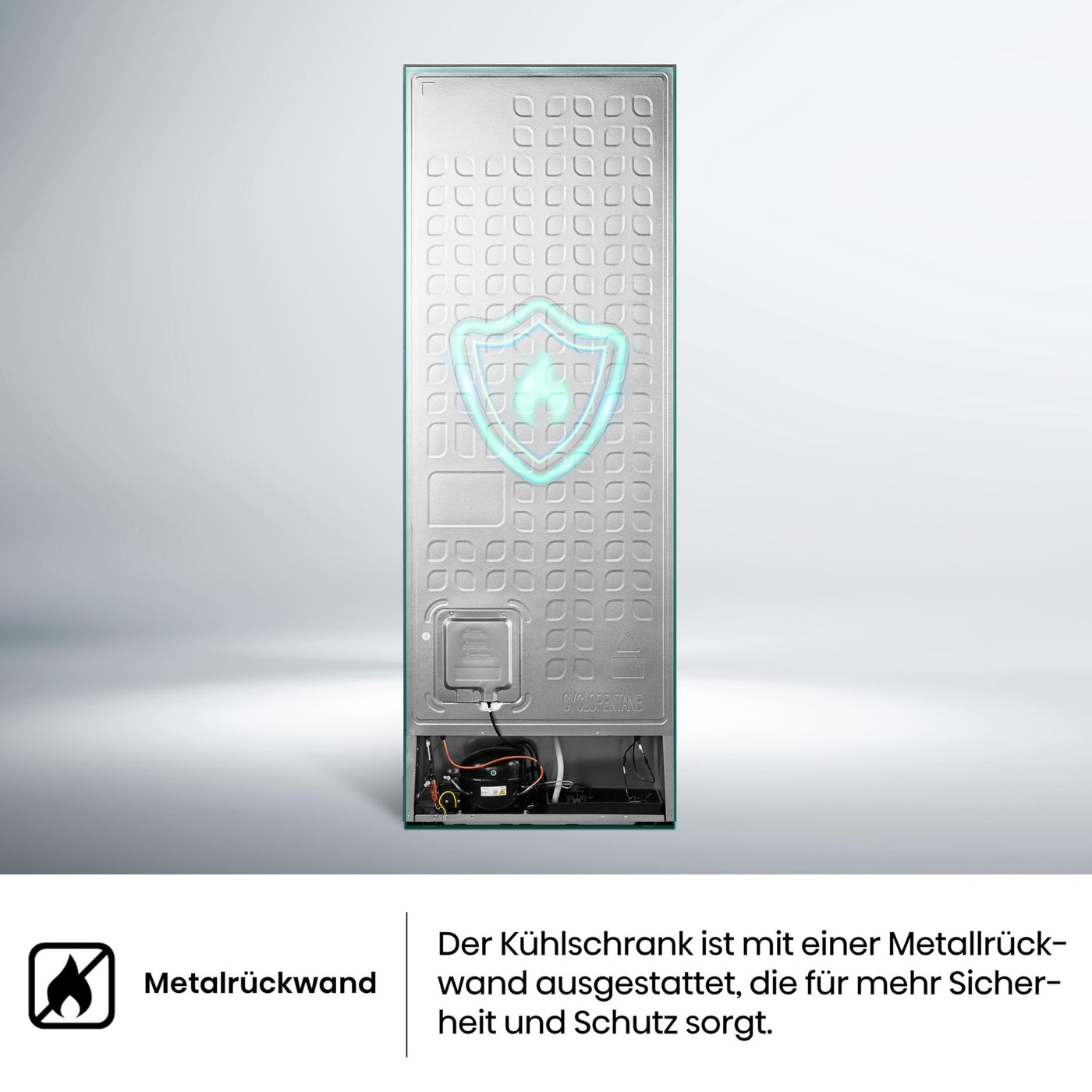 Hisense FV245N4AW2 Gefrierschrank/ TotalNoFrost/ SuperFreeze/ Türalarm/ BigBox/ 169,1 cm/ Gefrierteil 194 l/ 41 dB/ 219 kWh/ Jahr/ Inox-Look, Weiß