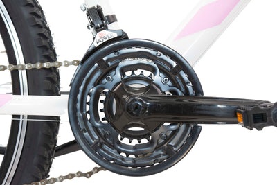 F.lli Schiano Women's Range Mountainbike, Weiß-Rosa, 26 Zoll