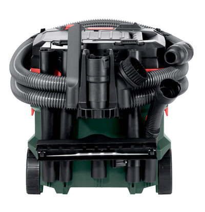 metabo Allessauger ASA 20 L PC -1200 W, 20 l Behälter, Staubklasse L - Nass-/Trockensauger mit integrierte Filterabreinigung, Gerätesteckdose, Antistatik, Mobil - 5,5 m Kabellänge