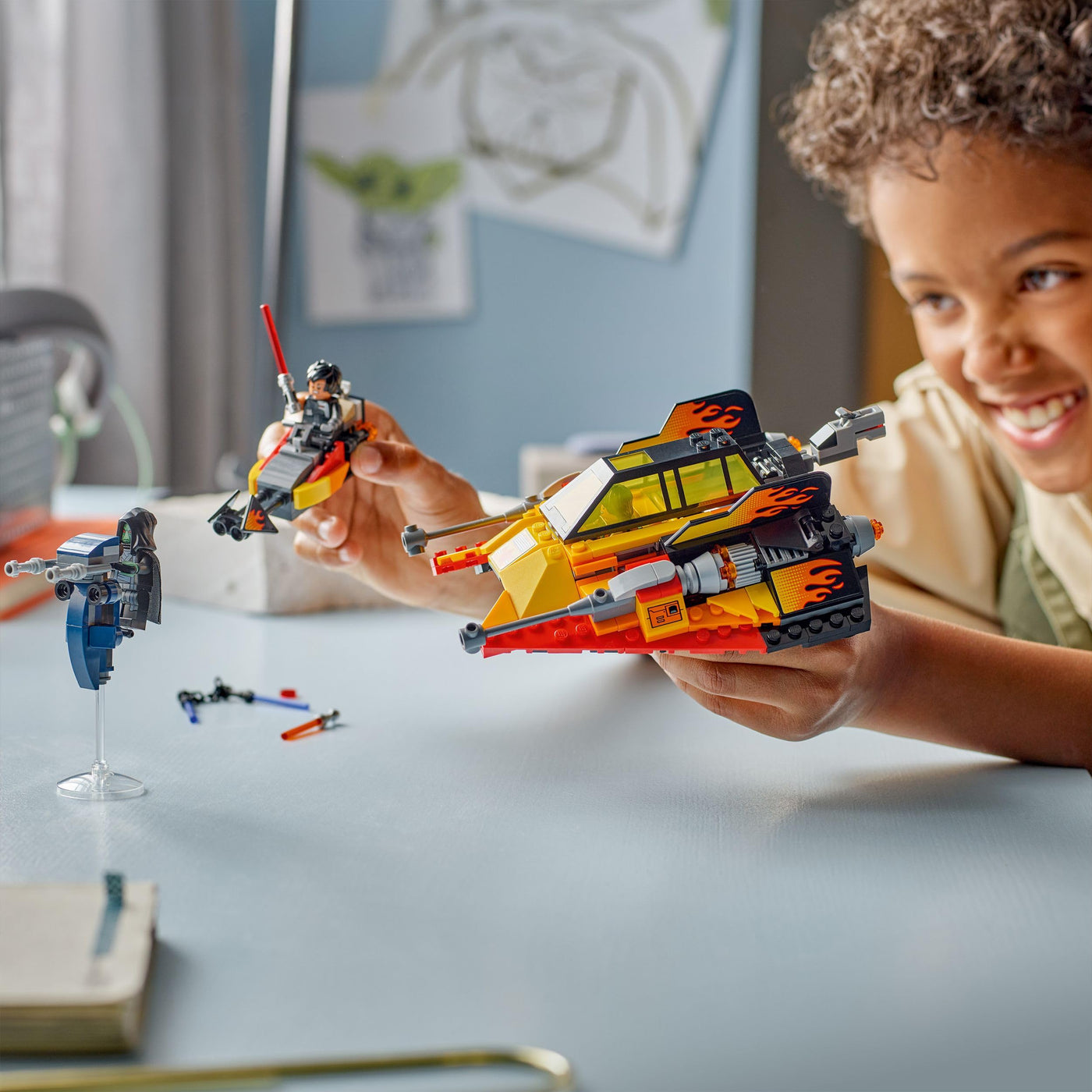 LEGO Star Wars: Rebuild The Galaxy The Force Burner Snowspeeder (75414); Bauspielzeug für Kinder; Geschenk für Jungen, Mädchen und alle Fans ab 7 Jahren; Fahrzeug zum Sammeln