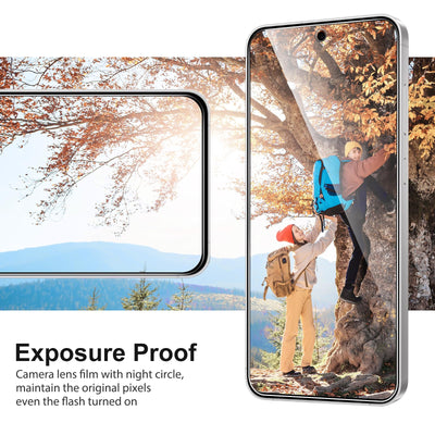 SPARIN 3 Stück für Samsung Galaxy S24 FE Panzer Schutz Glas, 6,7 zoll, HD-Klar, 9H Härte, Kratzfest, Ultrabeständig Displayschutzfolie