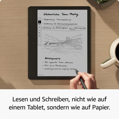 Kindle Scribe (64 GB) – der erste Kindle, der auch ein digitales Notizbuch ist – mit Paperwhite-Bildschirm (10,2 Zoll, 300 ppi) und Premium-Eingabestift + Kindle Unlimited