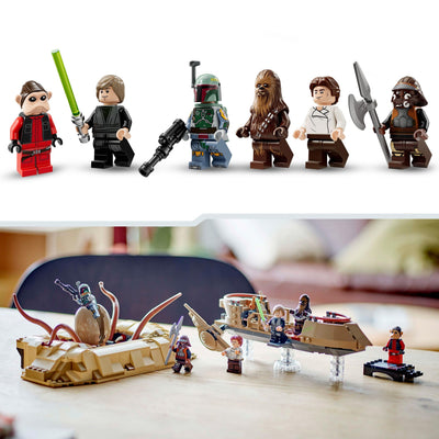LEGO Star Wars: Die Rückkehr der Jedi-Ritter Wüsten-Skiff und Sarlacc-Grube, Fantasy-Set zum Sammeln und Bauen, Bauspielzeug, Geschenk für Jungen, Mädchen und alle Fans 75396