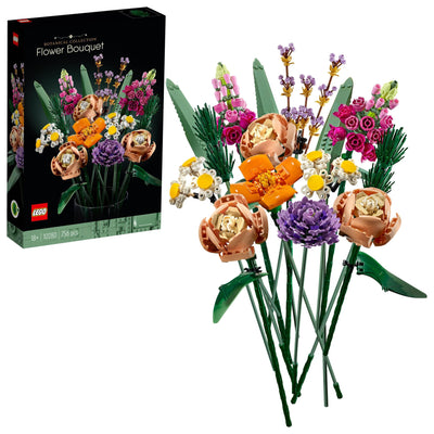 LEGO Botanicals Blumenstrauß - Künstliche Blumen Set für Erwachsene - Zimmerdeko und Geschenkidee für Frauen & Männer - Wohnaccessoires - Botanik Kollektion 10280